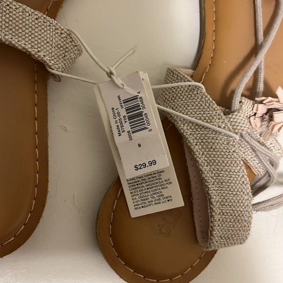 Old Navy Tie Sandals | 8 - Picture 3 of 3